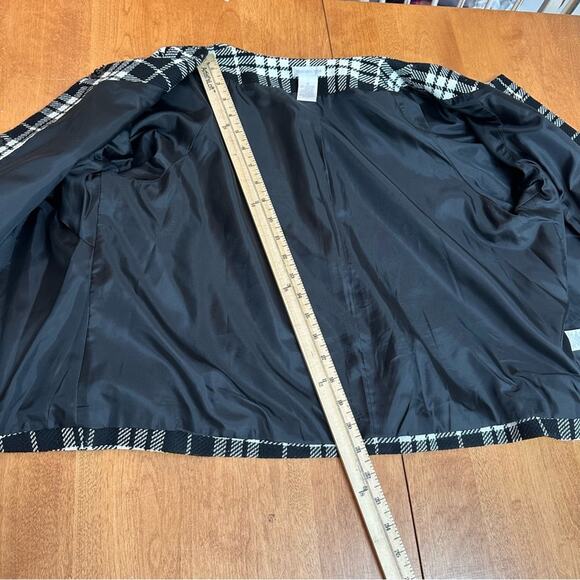 VTG Worthington Women’s Cropped Wool Blazer Size 18 Academia Jacket Plus Size - Picture 7 of 7